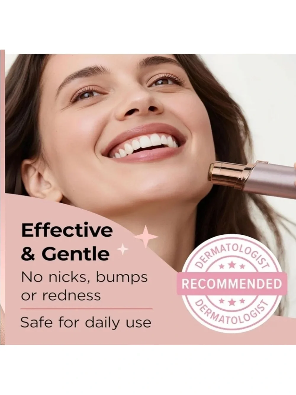 Facial Hair Removal pink new